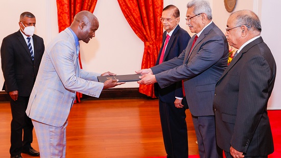 ශ්‍රී ලංකාව සඳහා බොට්ස්වානා ජනරජයේ මහ කොමසාරිස්වරයා පත් කිරීම