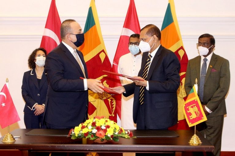 තුර්කි විදේශ කටයුතු අමාත්‍යවරයා ශ්‍රී ලංකාවේ නිල සංචාරයක නිරත වේ