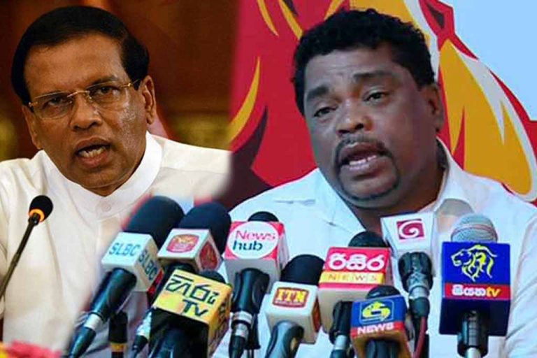 විනයක් ඇතිව ඉන්නවා නම් ඉන්න පුළුවන්, නැත්නම් යන්න පුළුවන් – මෛත්‍රීට පොහොට්ටුවෙන් පිළිතුරු