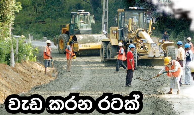 වැඩ කරන රටක් බිහිකරමු