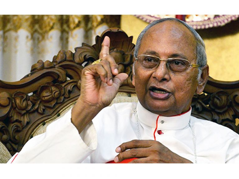රජය ගැන හෝ නීතිපති දෙපාර්තමේන්තුව ගැන කිසිදු විශ්වාසයක් නැහැ – කාදිනල් හිමි
