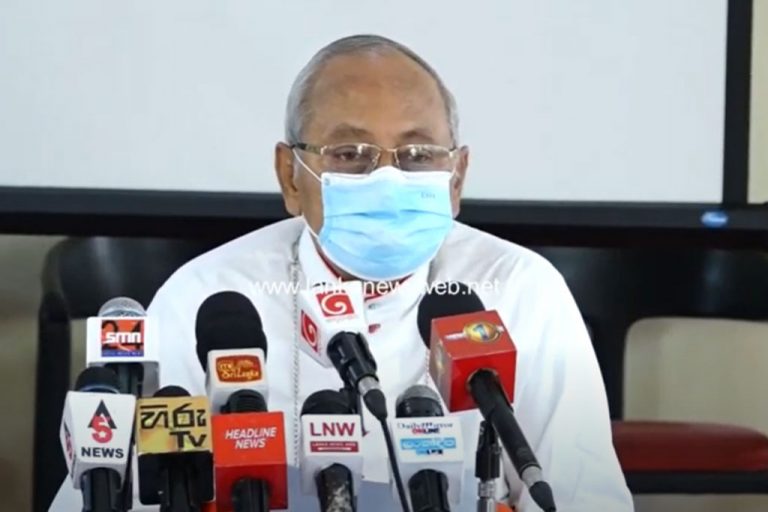 නීතිපති ගැන අපිට ලැජ්ජයි – කාදිනල් හිමි (VIDEO)