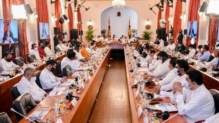 සර්ව පාක්ෂික සමුළුවේ ප්‍රගතිය