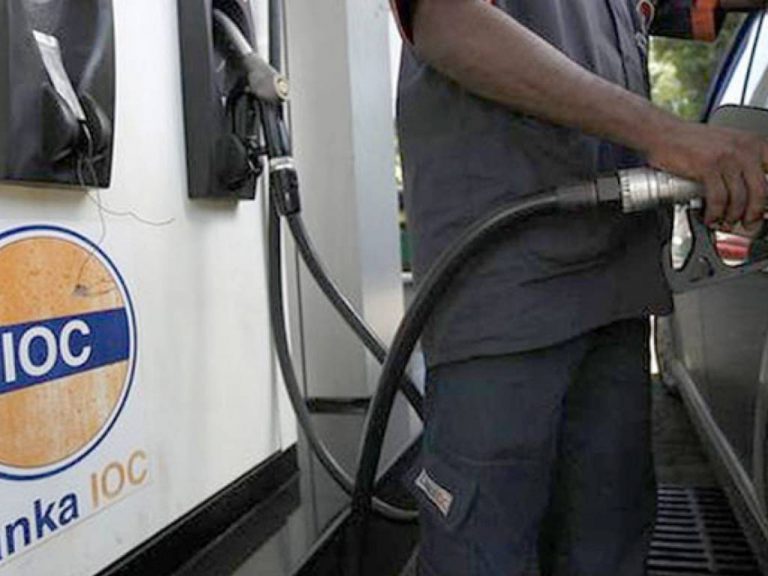 IOC එකෙන් වාර්තාගත ඉන්ධන මිල සංශෝධනයක්  – ඩීසල් 75 කින්, පෙට්‍රල් 50 කින්