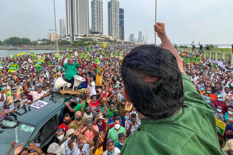 අපි ආවේ මේ දුර්දාන්ත ආණ්ඩුවට ගෙදර යන්න කියන පණිවිඩය දෙන්නයි – විපක්ෂ නායක සජිත් (VIDEO)