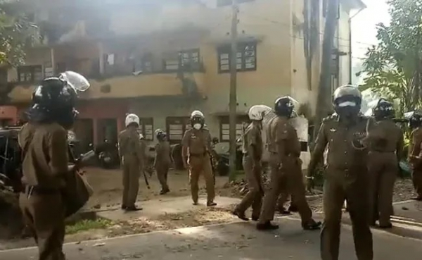 සාමය හා ආරක්ෂාව කඩ කොට ප්‍රචණ්ඩත්වය මතු කරන්නට රජය හා නිලධරය දරන කුමන්ත්‍රණ පරාජයට පත් කරමු!