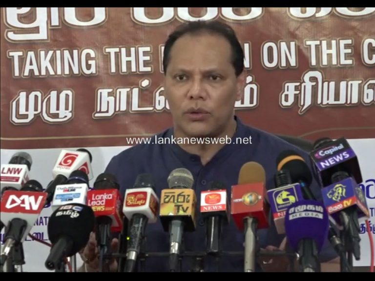 දොළපිදේනි දීලා ඔළු ගෙඩි සෙල්ලමෙන් මේ ප්‍රශ්නය දැන් විසඳන්න බැහැ – දයාසිරි