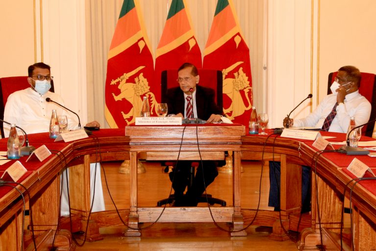 පශ්චාද් ගැටුම් වාතාවරණය හමුවේ ක්‍රියාත්මක ප්‍රතිසන්ධාන කටයුතු සම්බන්ධයෙන් විදේශ අමාත්‍යවරයා කළ රාජ්‍යතාන්ත්‍රික දැනුම්වත් කිරීම