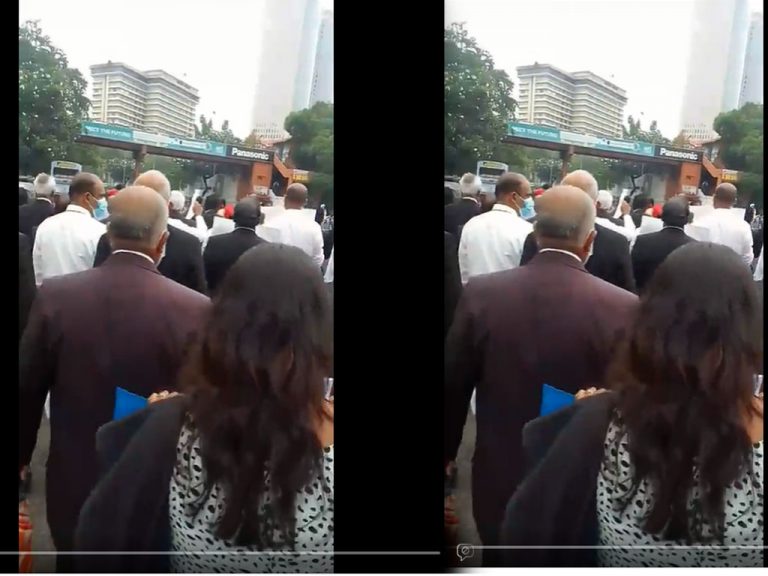 අලුත්කඩේ සිට නීතිඥවරුත් ගෝල්ෆේස් අරගල භූමියට! (VIDEO)