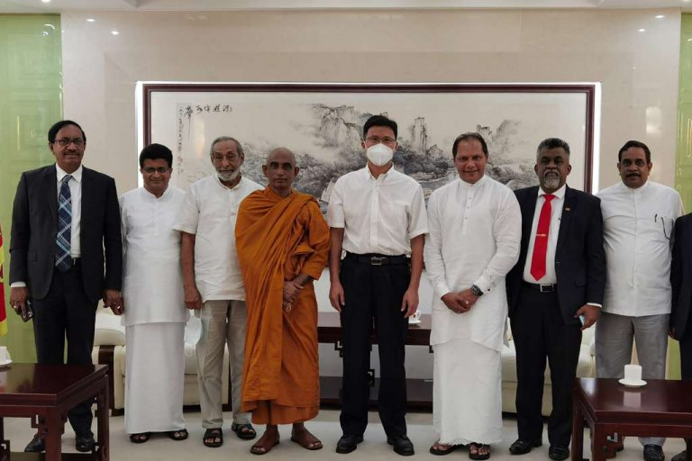 මෛත්‍රී – විමල් සන්ධානයේ නියෝජිත පිරිසක් චීන තානාපති හමුවෙයි