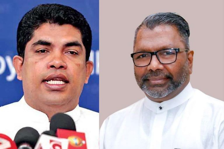 ඇමතිකම් ගත් සුරේන්ගේ සහ ශාන්ත බණ්ඩාරගේ පක්ෂ සාමාජිකත්වය අත්හිටුවයි