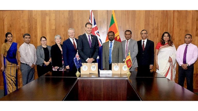 ශ්‍රී ලංකාව සහ ඕස්ට්‍රේලියාව අතර සබඳතා පිහිටුවා වසර 75 ක් සපිරීමේ  සංවත්සරය