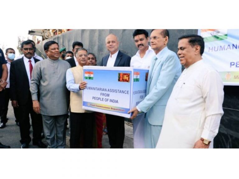කෝටි 200 ක තමිල්නාඩු ආධාර තොගය කොළඹ වරායට – සහල්, කිරිපිටි, ඖෂධ, වෛද්‍ය උපකරණ තොගයක්
