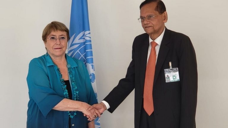 විදේශ ඇමති මානව හිමිකම් පිළිබඳ මහ කොමසාරිස්වරිය හමුවට
