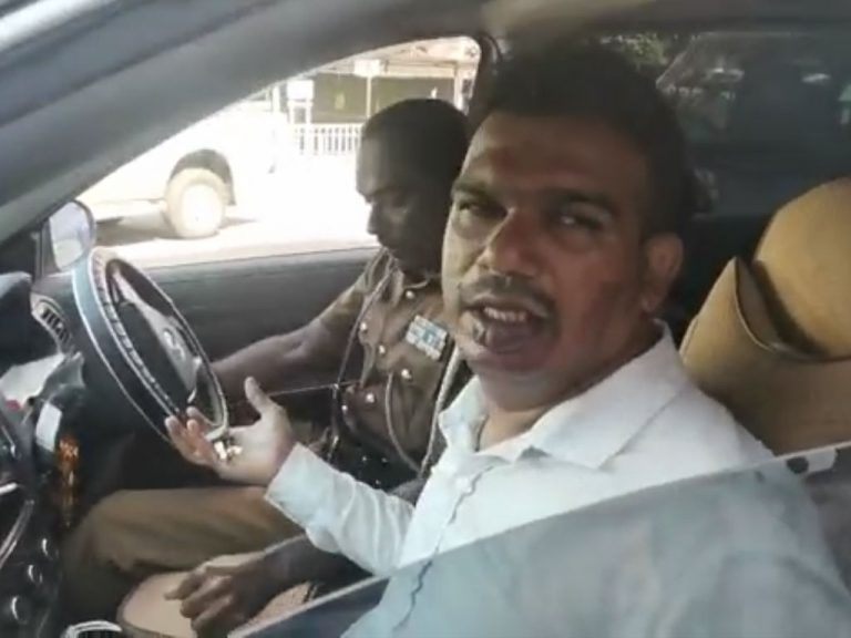 තෙල් ඉල්ලා ජනාධිපති මන්දිරය අසල උද්ඝෝෂණයේ යෙදුණු ප්‍රදීප් චාල්ස් ඇතුළු පිරිස අත්අඩංගුවට! (VIDEO)