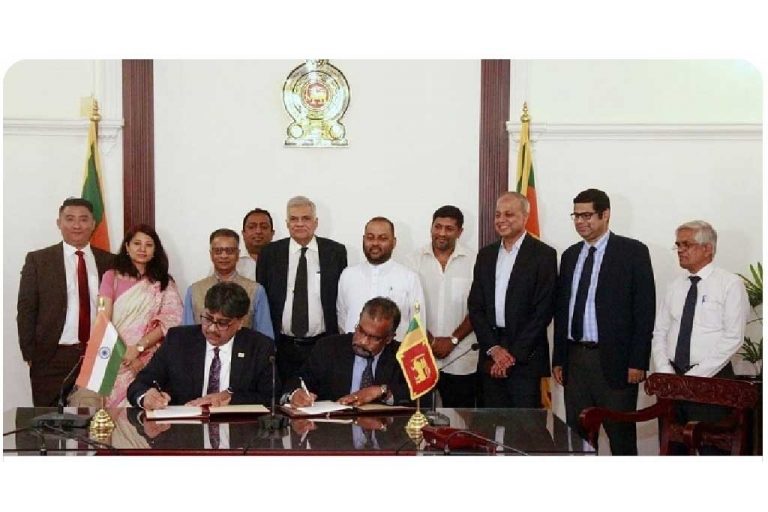 ඉන්දියාවෙන් තවත් ණය මාර්ගයක් සඳහා ගිවිසුම් අත්සන් කෙරේ