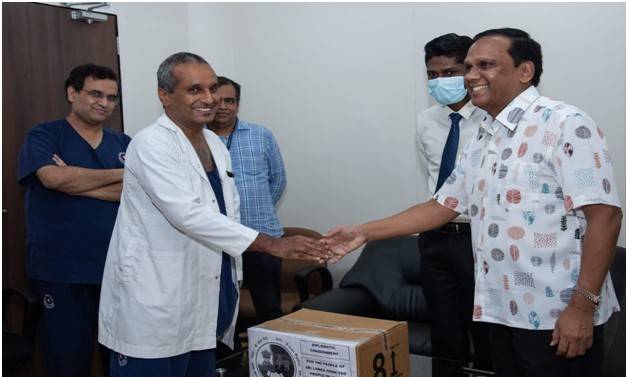 මුම්බායි හි ටාටා අනුස්මරණ රෝහල ශ්‍රී ලංකාව වෙත අත්‍යවශ්‍ය පිළිකා ඖෂධ තොගයක් පරිත්‍යාග කරයි
