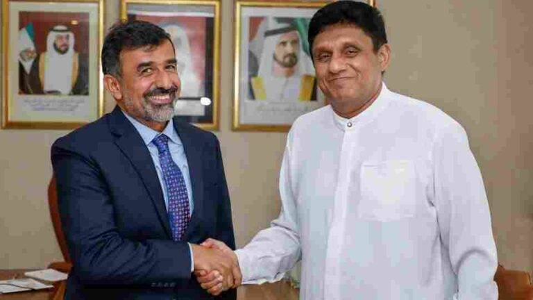 විපක්ෂ නායක සහ ශ්‍රී ලංකාවේ එක්සත් අරාබි එමිර් රාජ්‍යයේ තානාපති අතර විශේෂ හමුවක්