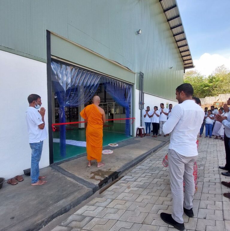 Silk Cooperation, අති නවීන නිර්මාංශ ආහාර නිෂ්පාදනාගාරයක් විවෘත කරයි