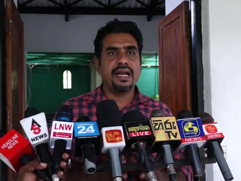 අර්ජුන් මහේන්ද්‍රන්ව හොයන්න වගේ පොලීසිය පැන්නේ – දුමින්ද නාගමුව (VIDEO)
