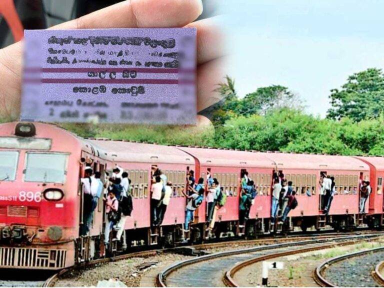 අඟහරුවාදා සිට දුම්රිය ගාස්තු ඉහළට – අවම ගාස්තුව 20 යි