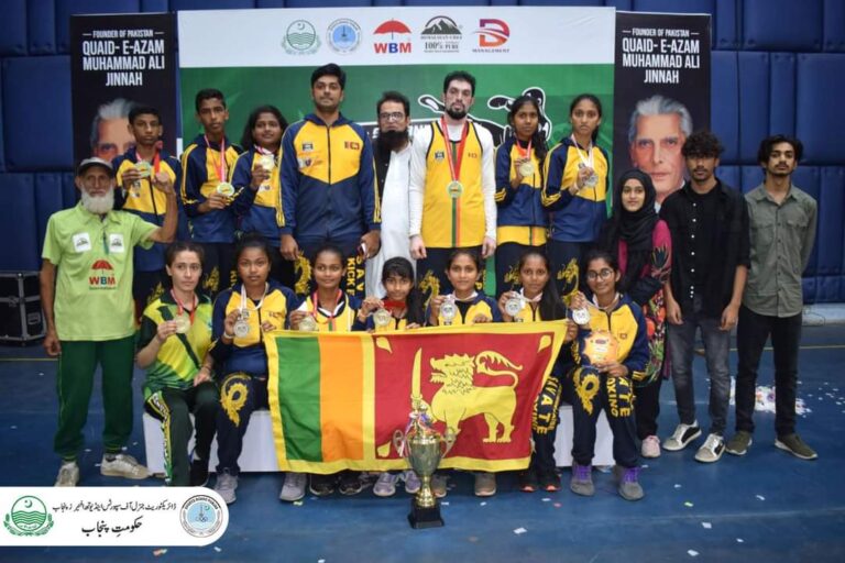 ශ්‍රී ලංකා ස්වාටි කික් බොක්සිං කණ්ඩායමට රන් පදක්කම් නවයක්