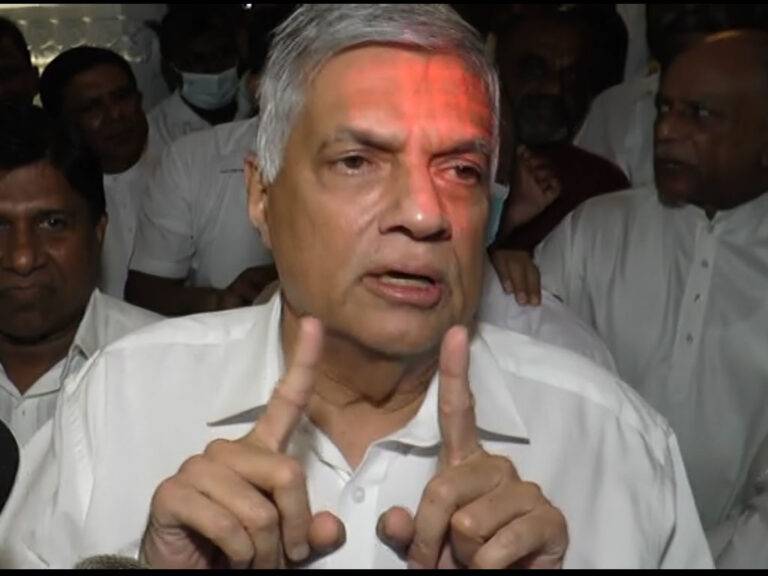 සර්ව පාක්ෂික ආණ්ඩුවකට ජනපති වික්‍රමසිංහගෙන් ඇරයුම්