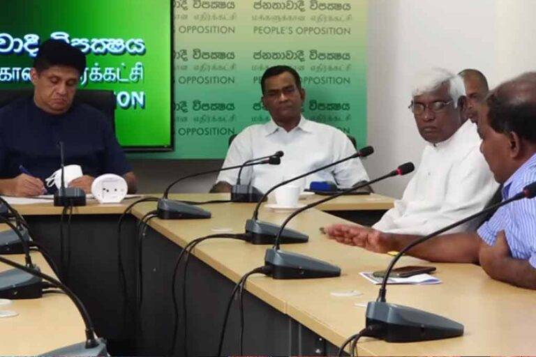 ජනතා ප්‍රශ්න වලට උත්තර හොයන්න “ජාතික සභාවක්” හදන්න විපක්ෂ නායක තීන්දු කරයි