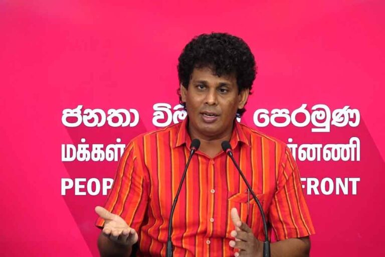 අද පාරට බහින්නේ අවස්ථාවාදීන්. අපි ඕකට නෑ, ඕක සටනක් නෙවෙයි – ජවිපෙ වසන්ත (VIDEO)