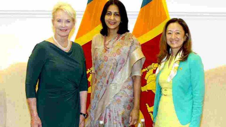 රෝමයේ UN නියෝජිතායතන සඳහා වන ඇමරිකානු නිත්‍ය නියෝජිතවරිය සහ විදේශ කටයුතු ලේකම්වරිය අතර හමුවක්!
