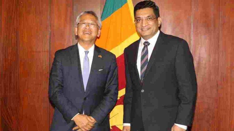 විදේශ කටයුතු ඇමතිත් දකුණු සහ මධ්‍යම ආසියානු කටයුතු පිළිබඳ ඇමරිකානු සහකාර රාජ්‍ය ලේකම්වරයාත් අතර සාකච්ඡාවක්!