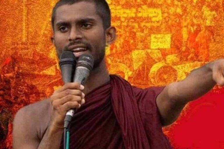 ඇප මත නිදහස් කෙරුණු සිරිධම්ම හිමි යළි රිමාන්ඩ් කෙරේ