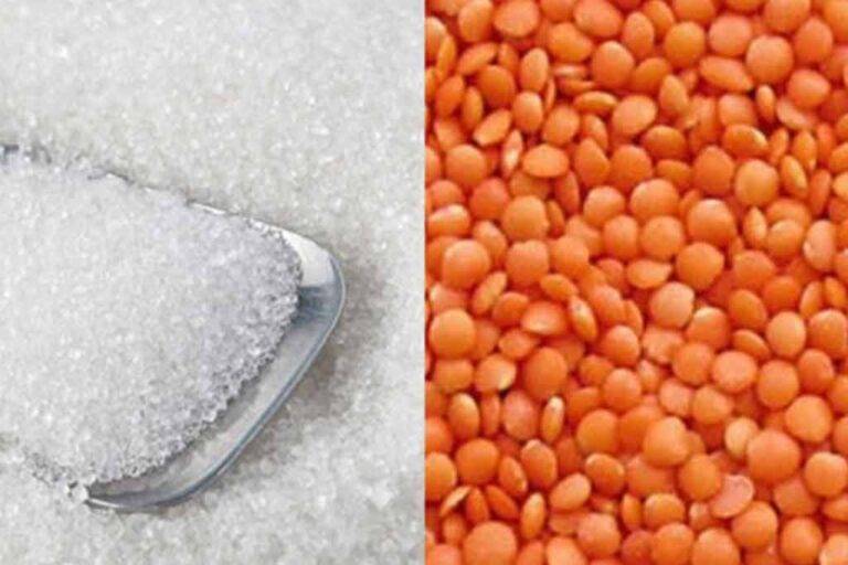 පරිප්පු සහ සීනි මිල තවත් අඩුවෙයි …