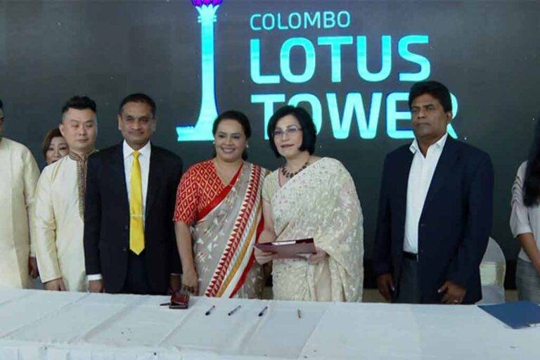 නෙළුම් කුලුණට දැවැන්ත ආයෝජනයක් – ගිවිසුම් අත්සන් කෙරේ