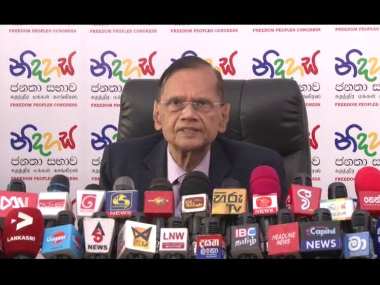 ආණ්ඩුවේ අන්ත පරාජය වළක්වගන්න ජන්ද කල් දාන්න ඉඩ දෙන්නේ නැහැ – ජී.එල් (VIDEO)