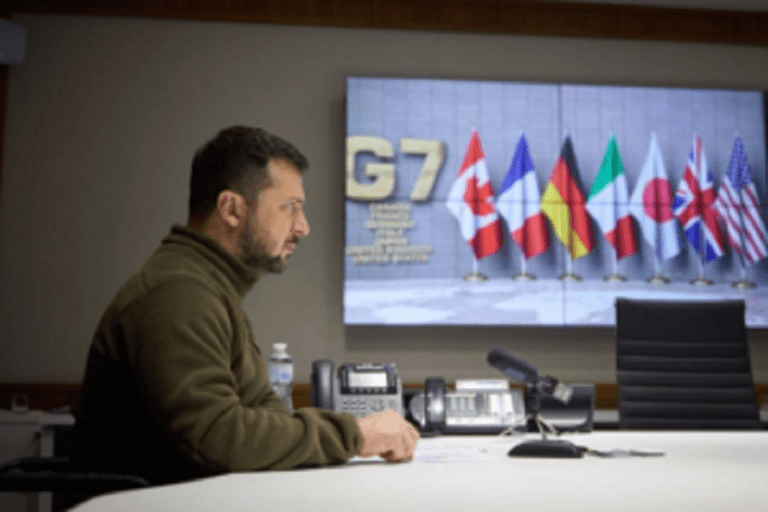 G7 බලවතුන් යුක්රේනයේ හදිසි ආරක්ෂක අවශ්‍යතාවයන් සැපයීමට එකඟ වේ.