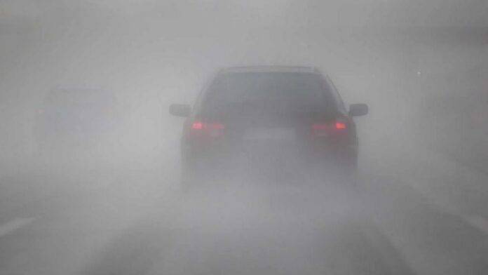 misty conditions