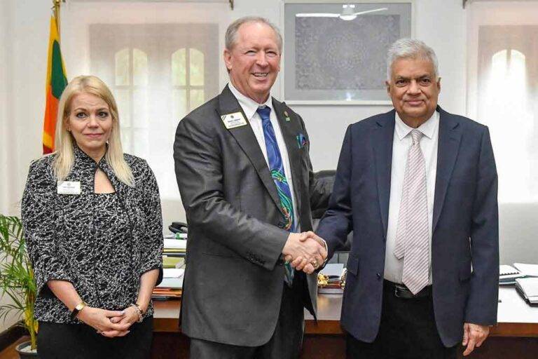ජාත්‍යන්තර සිංහ සමාජය මෙරටට ලබාදෙන සහාය ජනපතිගේ ඇඟයීමට