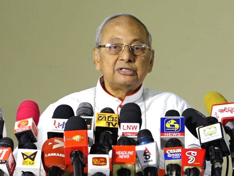 පාස්කු ප්‍රහාරයේ ශ්‍රේෂ්ඨාධිකරණ තින්දුව ගැන කාදිනල් හිමිගේ විශේෂ ප්‍රකාශය! (VIDEO)