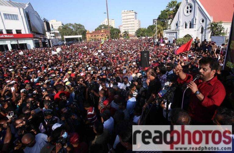 මැතිවරණය කල් දැමීමේ කුමන්ත්‍රණයට එරෙහි NPP රැළිය! (PHOTOS)