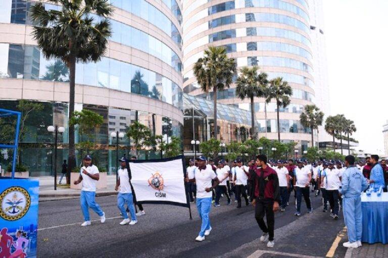 ක‍්‍රිඩාව තුලින් මිත‍්‍රත්වය – CISM සමරු ධාවනය කොළඹදී