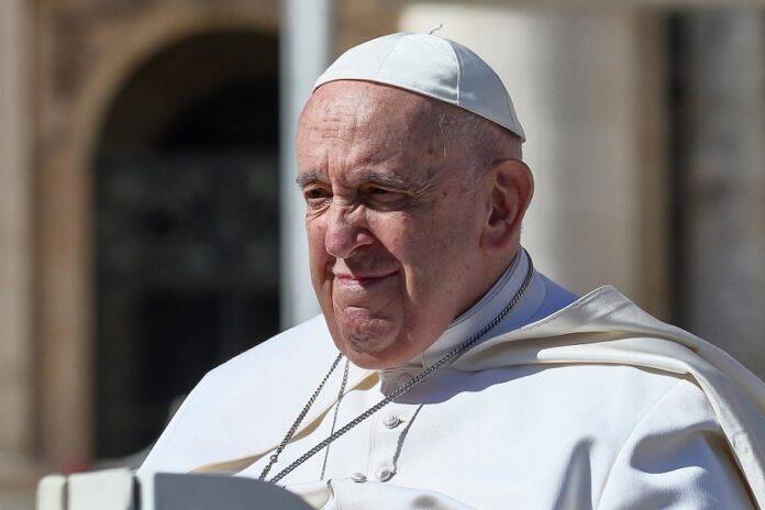 Pope Francis during the General Audience