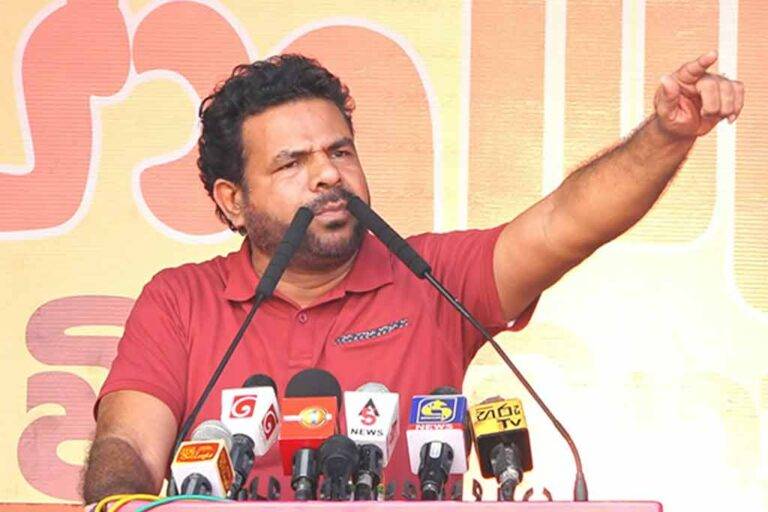 අපි දිනුවාම මුං එකෙක්ට ඉන්න දෙන්නෙ නෑ, මුං ඔක්කොම එළවනවා – NPP නාමල්