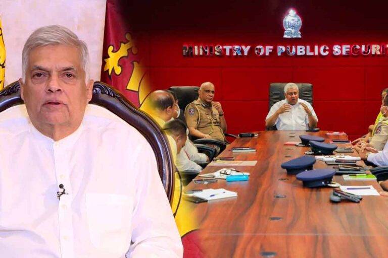 ජනපති රනිල්ගෙන් ත්‍රිවිධ හමුදාවට සහ පොලීසියට විශේෂ ස්තූතියක් !