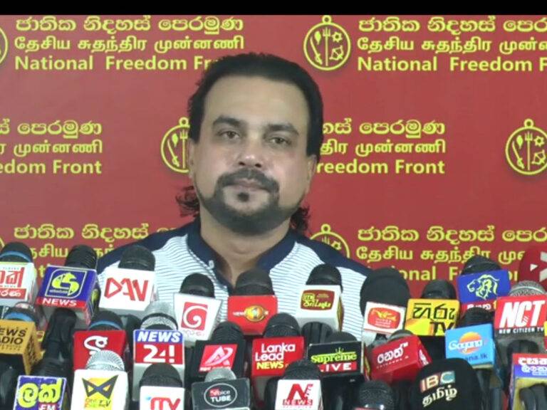 ප්‍රතිත්‍රස්ත පනත කියන්නේ රනිල්ගේ තුට්ටු දෙකේ වැඩක් – විමල් (VIDEO)