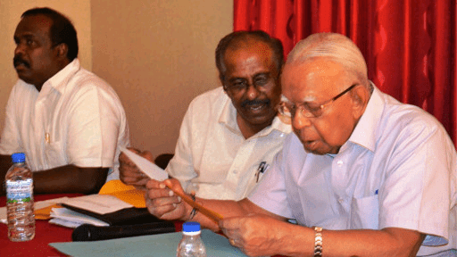 දෙමළ ජාතික මන්ත්‍රීවරුන් සහ ජනපති අතර සාකච්ඡාවක්
