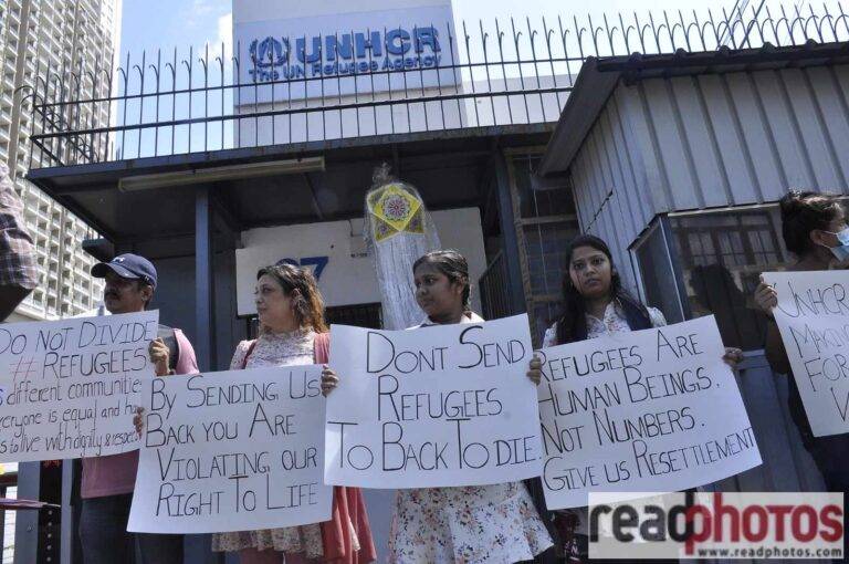 ශ්‍රී ලංකාවේ සිටින සරණාගත පිරිසකගෙන් නිහඬ විරෝධතාවක්!