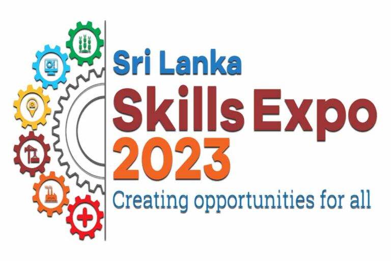 රැකියා අපේක්ෂිතයන් වෙනුවෙන් ‘Sri Lanka Skills Expo 2023’ ප්‍රදර්ශනය අද සිට