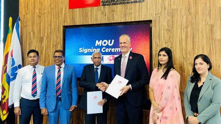 බවර් සමාගමේ ස්විස් හෝටල් කළමනාකරණ පාසල, CIPM හා එක්ව ශ්‍රී ලංකාව තුළ පළමු ද්විත්ව සහතික පාඨමාලාව හඳුන්වාදෙයි