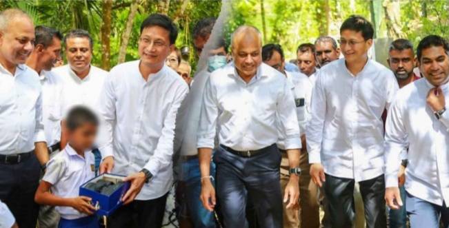 මහජන චීන සමූහාණ්ඩුවෙන් දරුවන්ට පාවහන්.